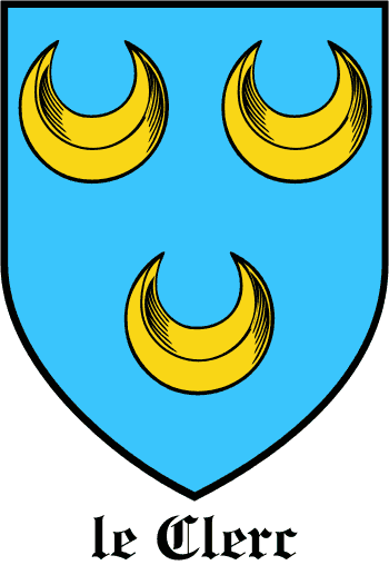LECLERC family crest LECLERC family crest
